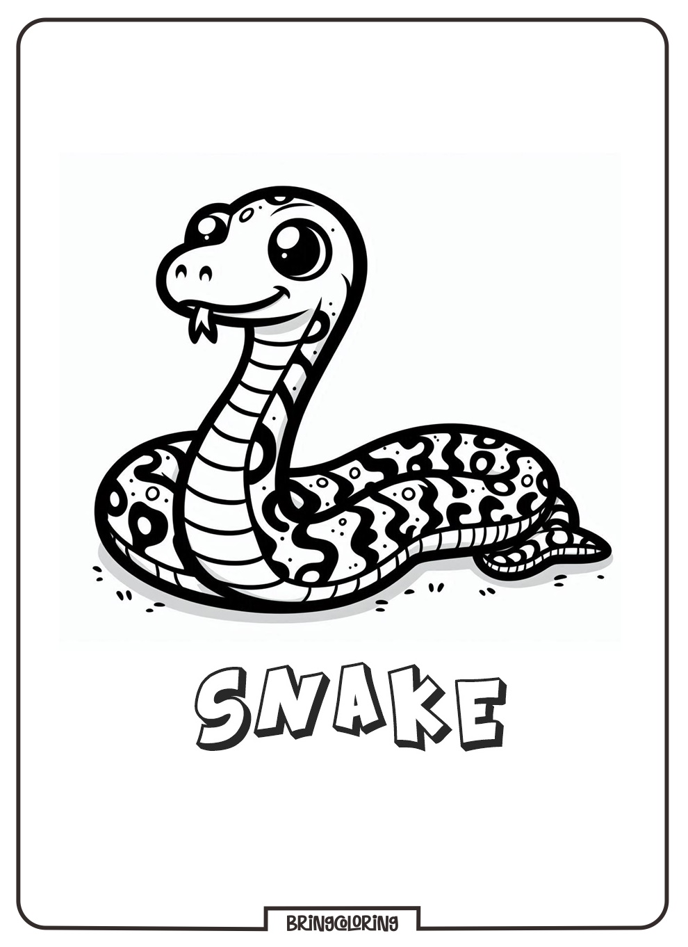 Snake Coloring Pages Online