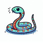 Snake Page Coloring Image bringcoloring.com