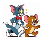 Tom and jerry coloring image bringcoloring.com
