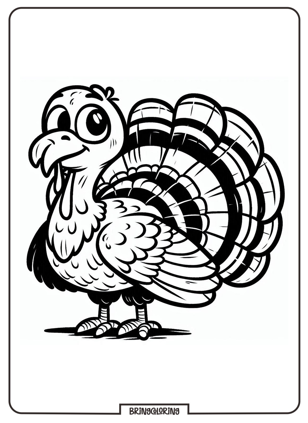Turkey Bird Coloring Pages Online