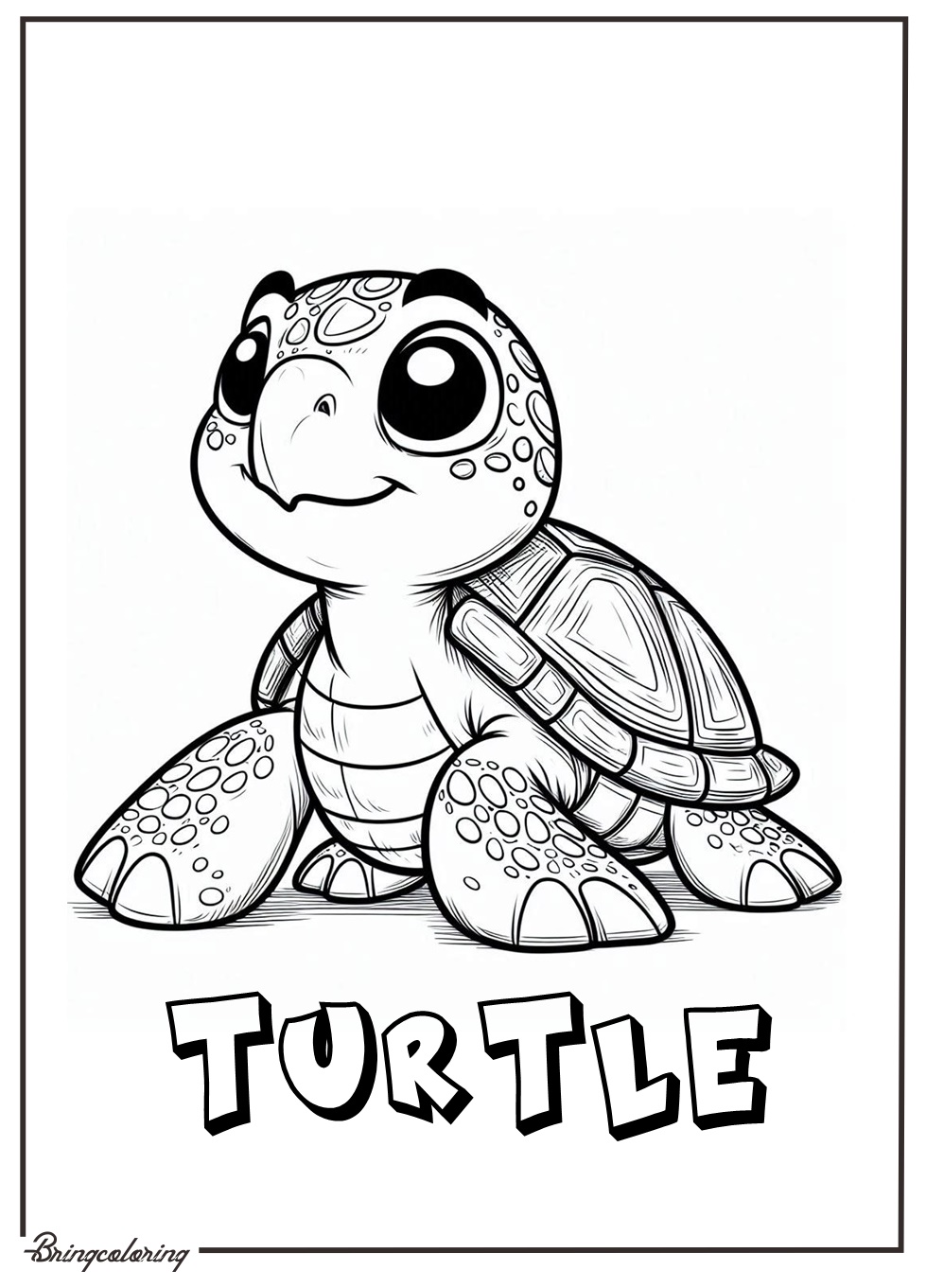 Turtle Coloring Pages for Kids Online