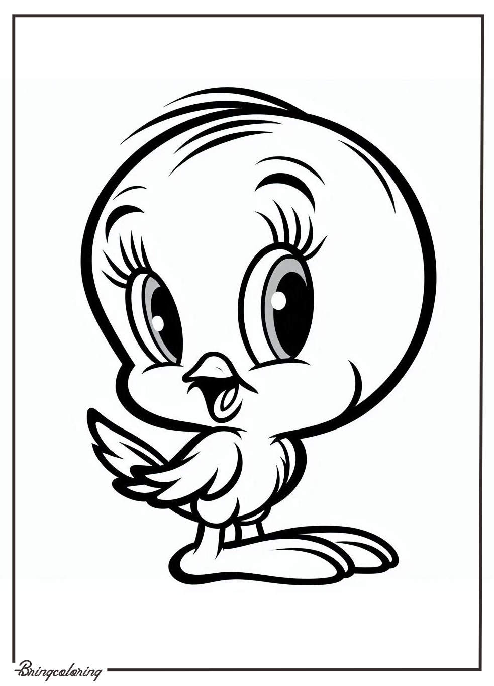Tweety Bird Coloring Online Pages bringcoloring.com