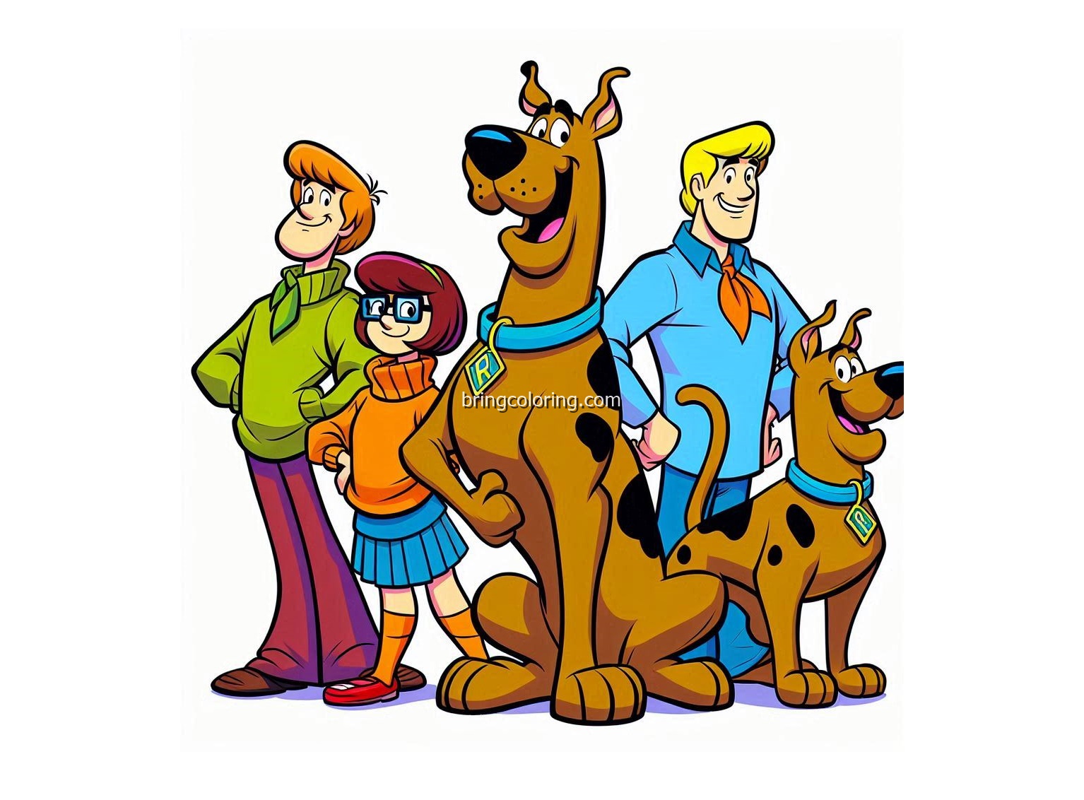 scooby doo coloring image bringcoloring.com