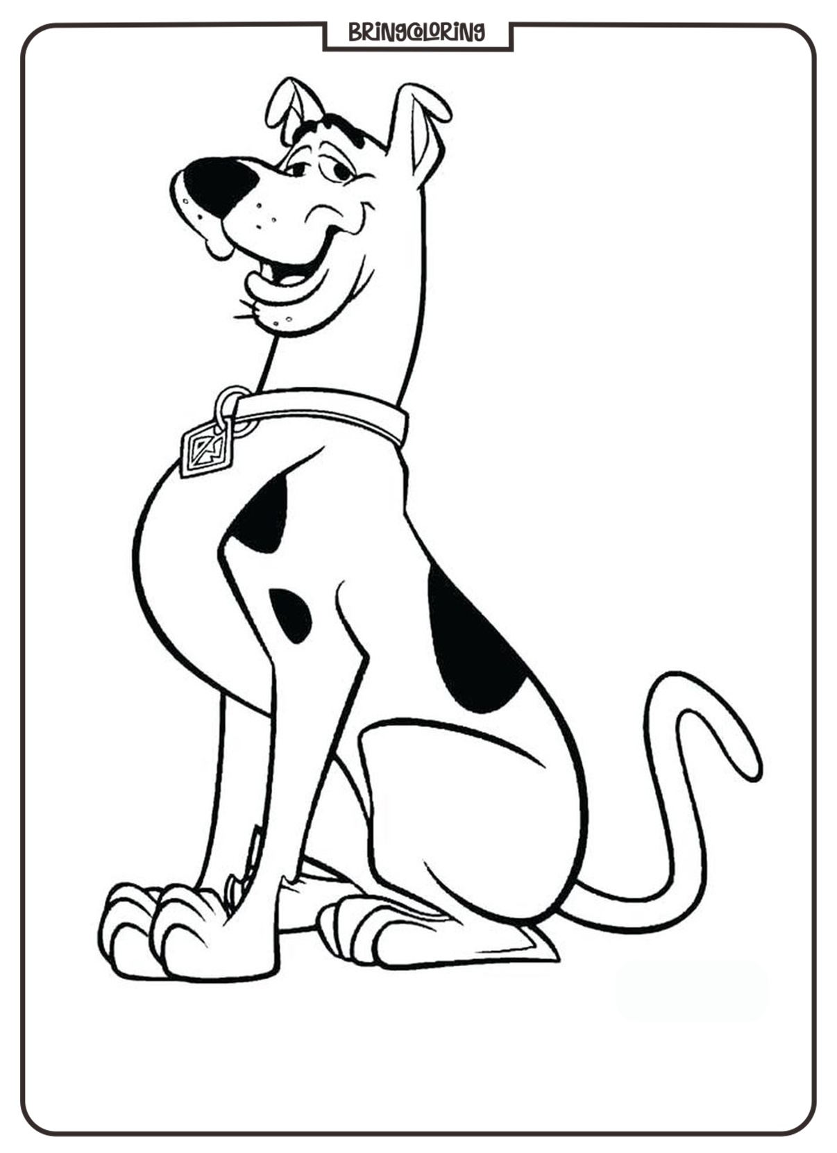 scooby doo coloring pages bringcoloring.com