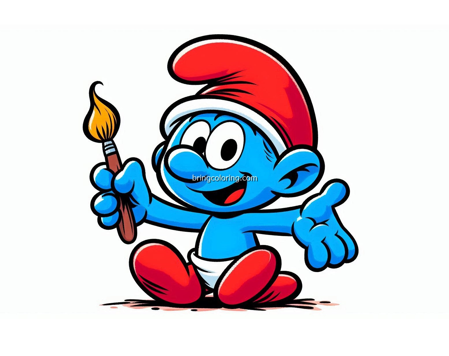 Fun and Magical Smurf Coloring Pages for Kids, Enjoy Creative Coloring Pages Every Day 7 smurfs drawing coloring image bringcoloring.com