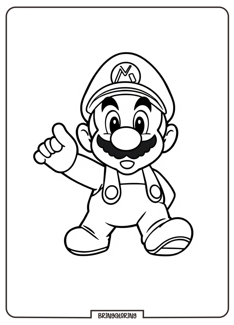 super mario coloring pages bringcoloring.com