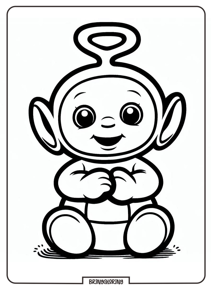 teletubbies coloring pages bringcoloring.com