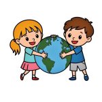 Earth Coloring Image'