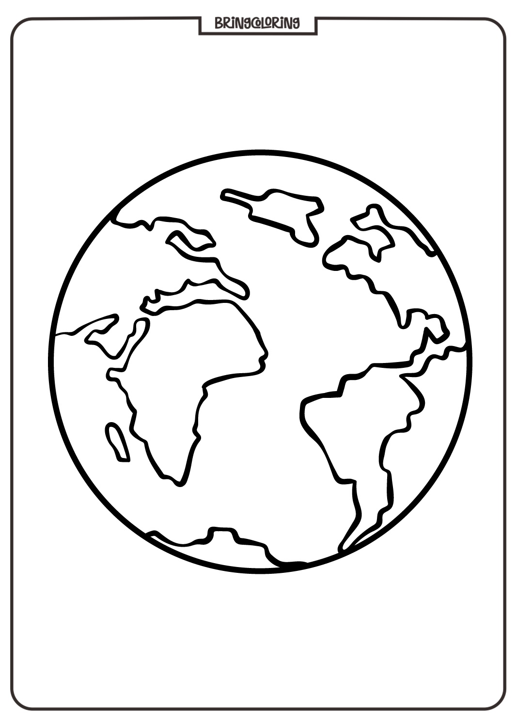 Earth Coloring Online Pages for Kids 4 Earth Coloring Online pages for Kids bringcoloring.com