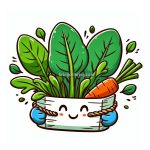 Printable Spinach Coloring Pages : A Super Green Vegetable Image of Spinach Colorin Pages