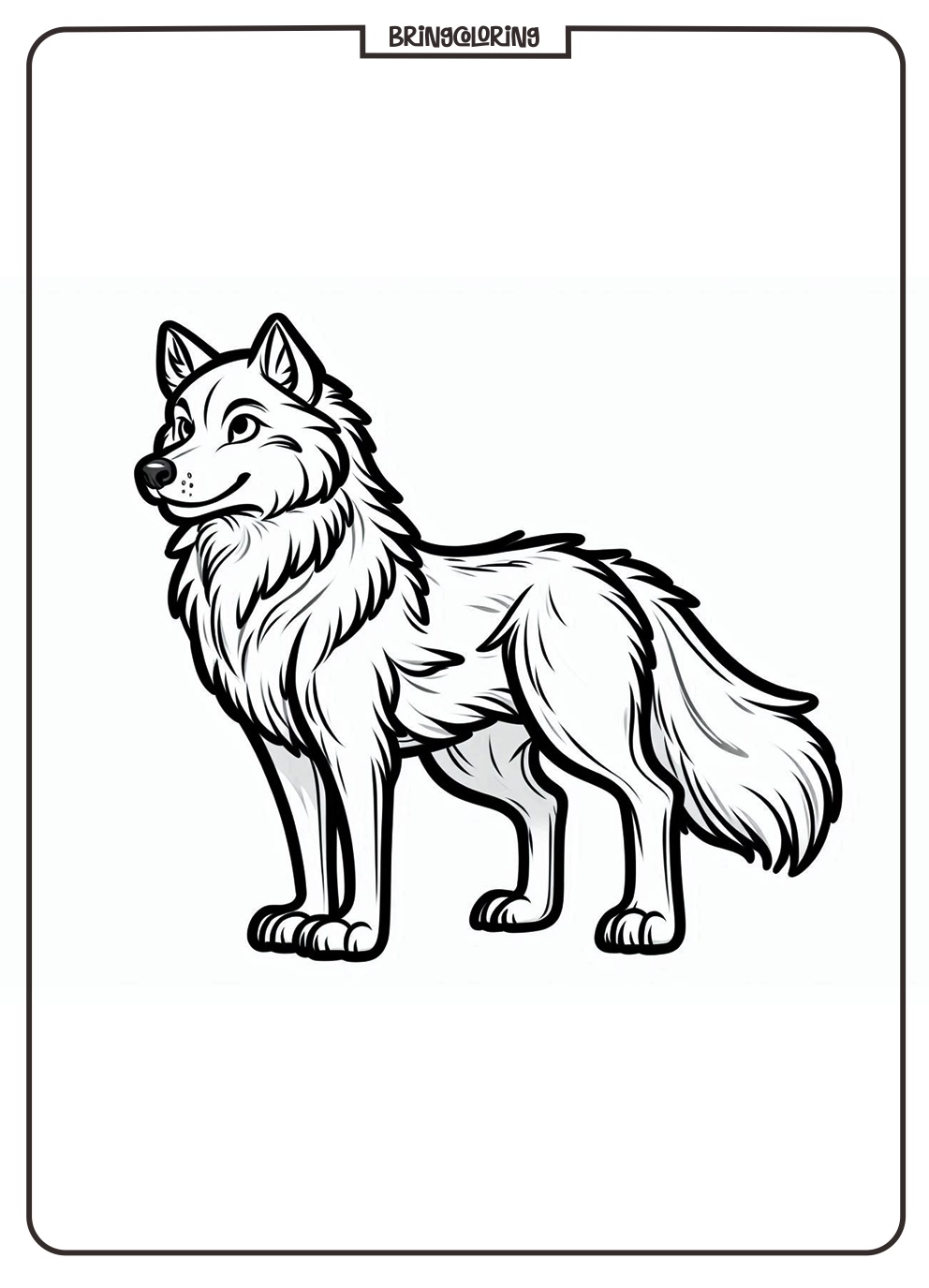 Wolf Coloring Book Online