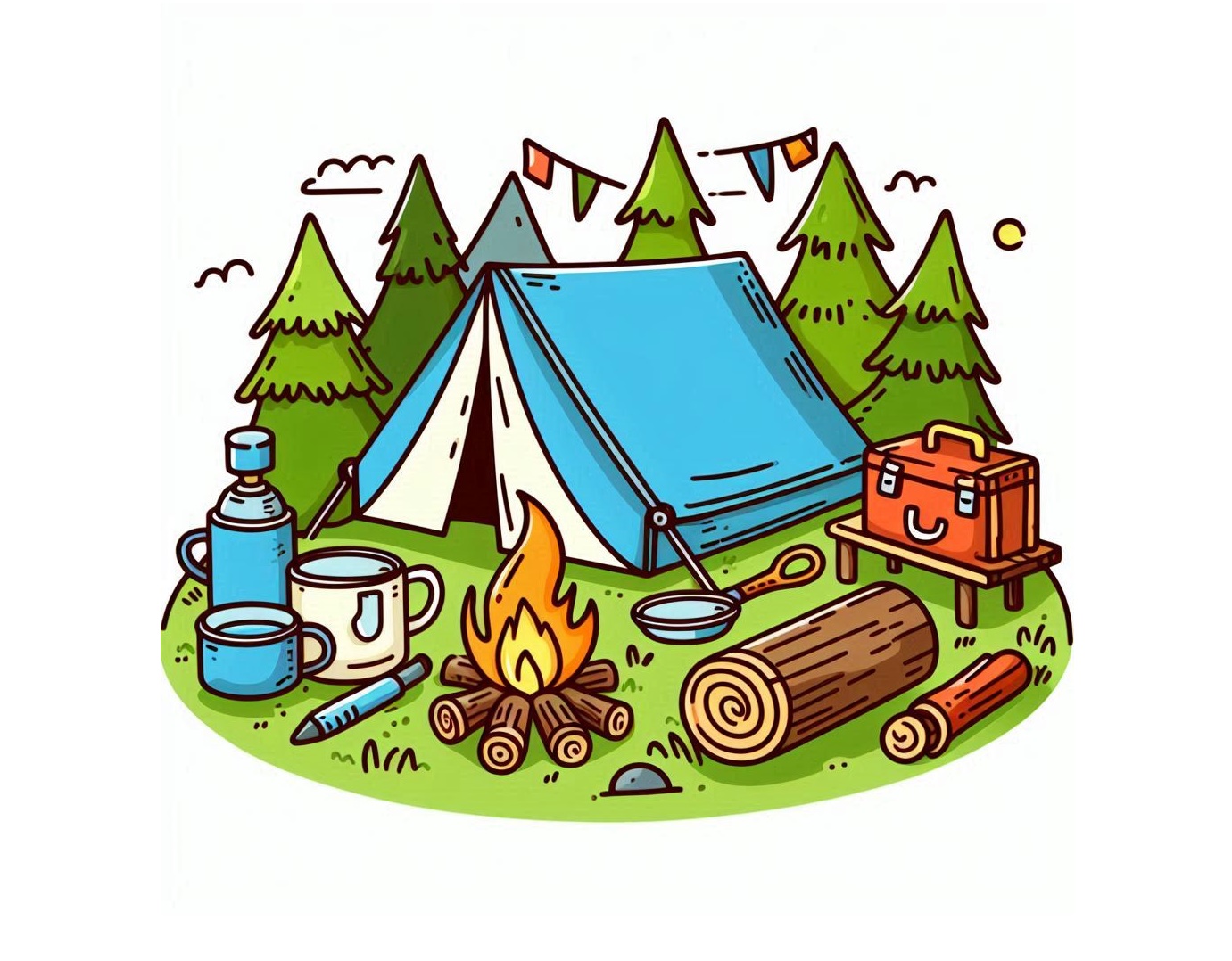 Welcome to the World of Camping Coloring Online Pages 1 bringcoloring.com camping coloring Image