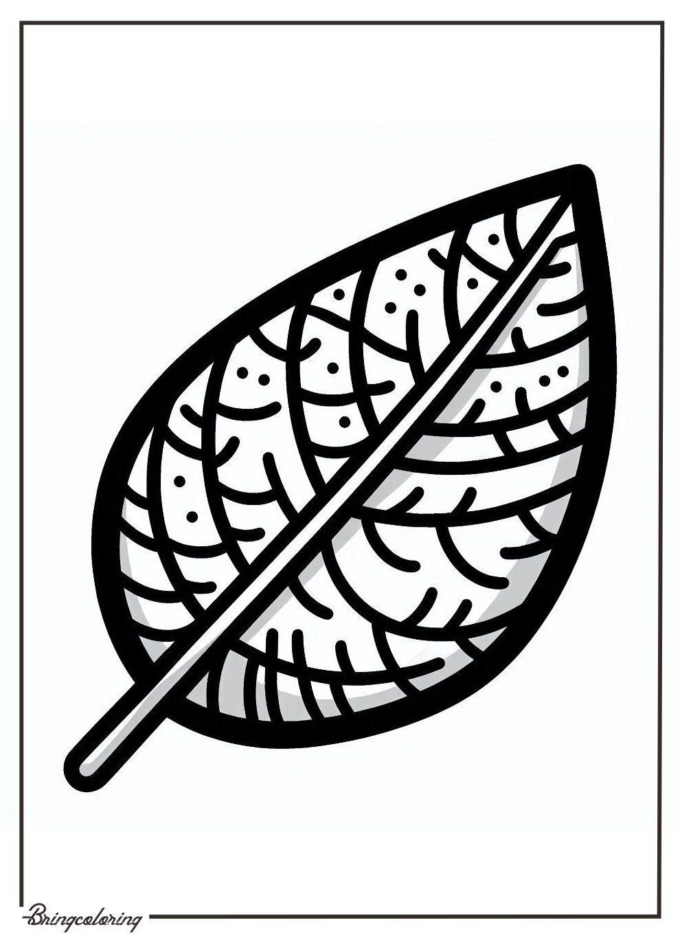 leaf coloring online pages