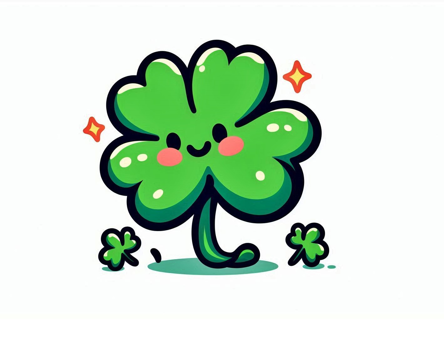 shamrock coloring image bringcoloring.com