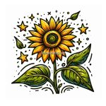 Image of SunFlower Coloring