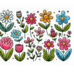 spring flower coloring image bringcoloring.com